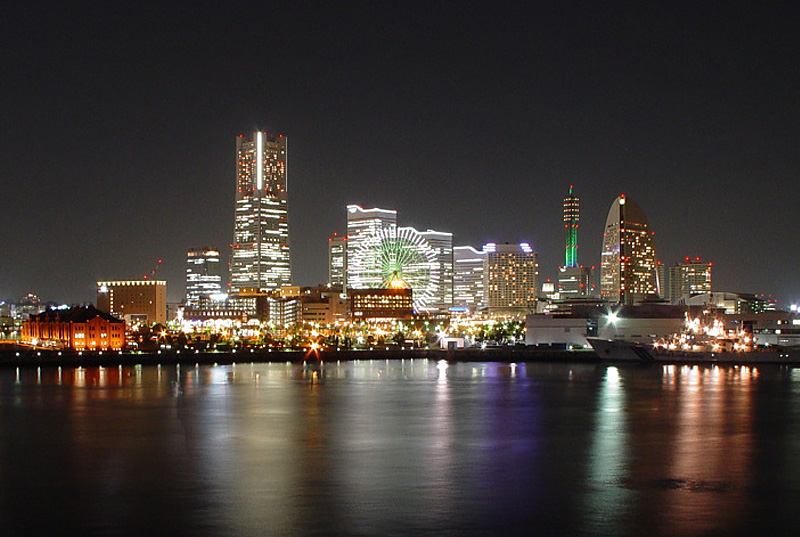 View of Yokohama Bay area