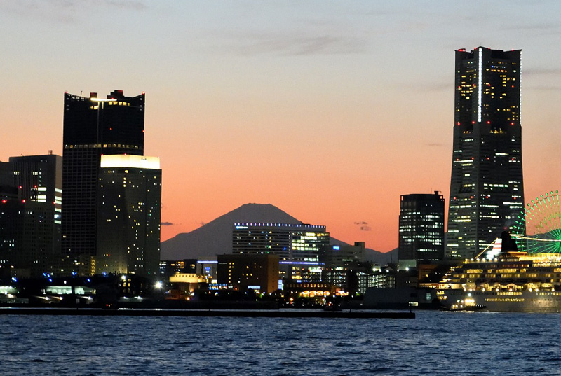 View of Yokohama Bay area